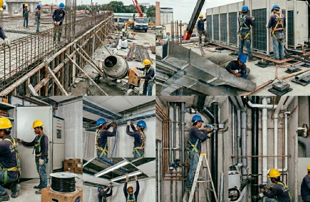 Engineering, Plumbing & Electrical Works
